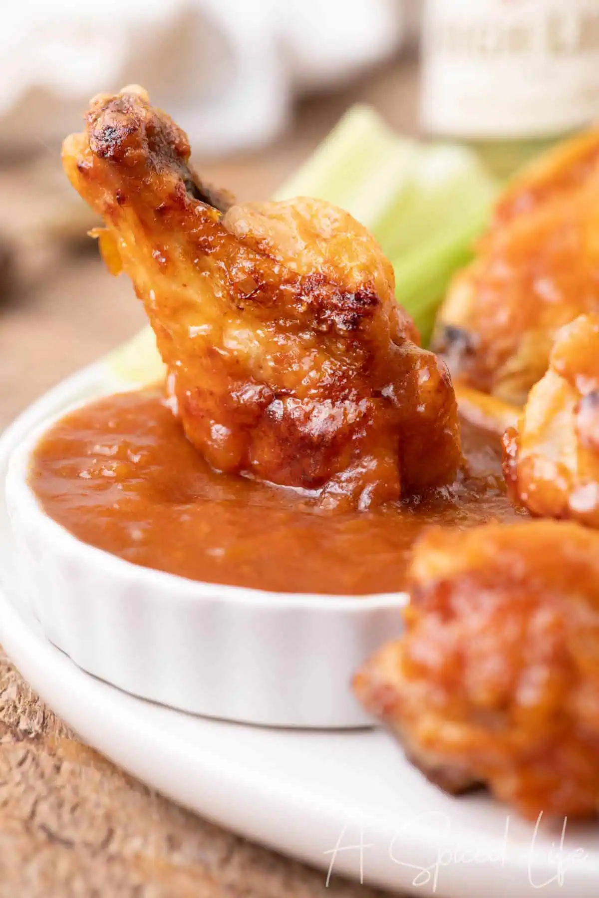 Air Fryer BBQ Chicken Wings